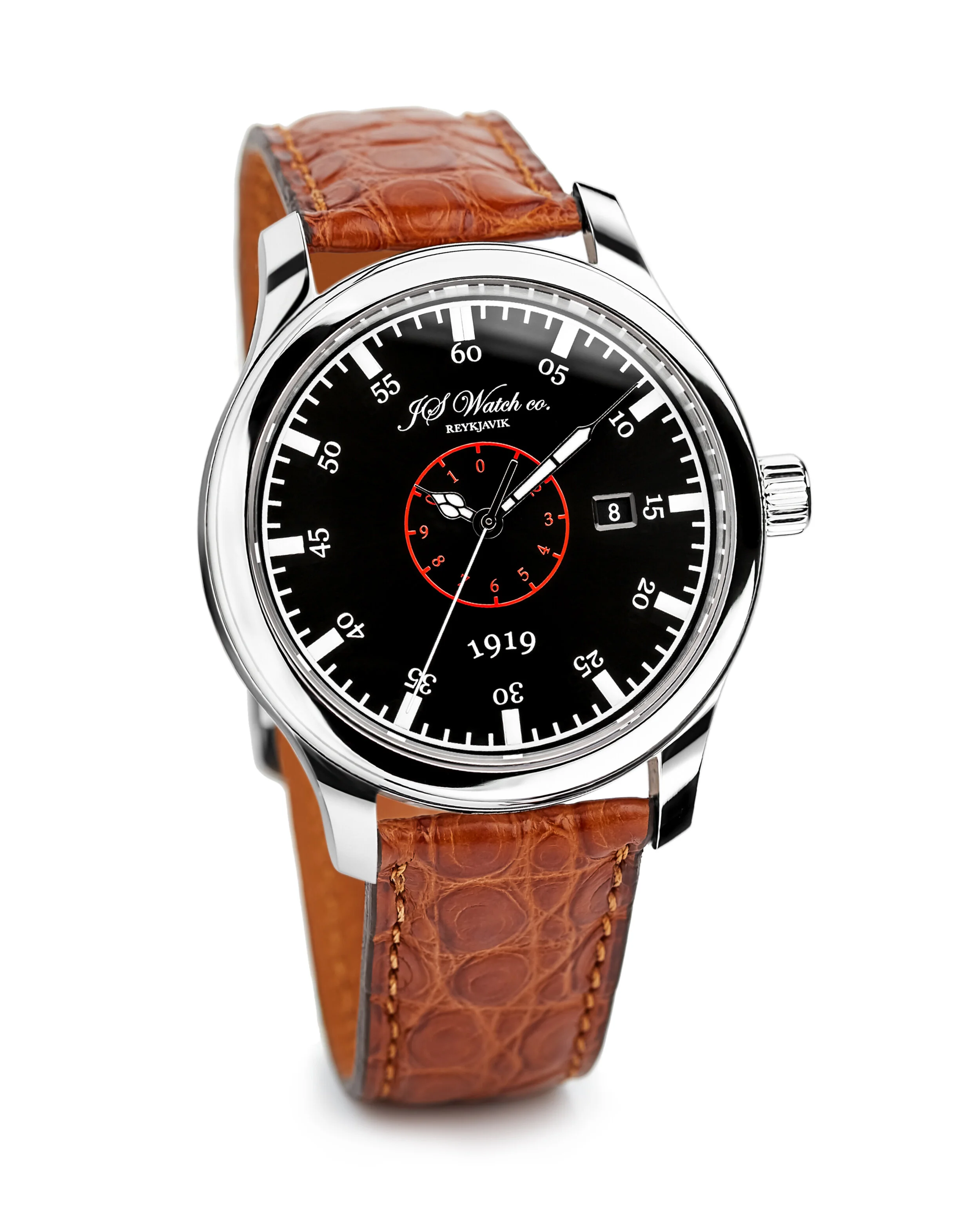 Brown Swiss៵៵៵ꕤ JS Watch Company Reykjavik — Islandus 1919 Brown
